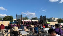 2022高槻ジャズ食の文化祭フェイスゴスペルステージ高槻市立第一中学校グラウド